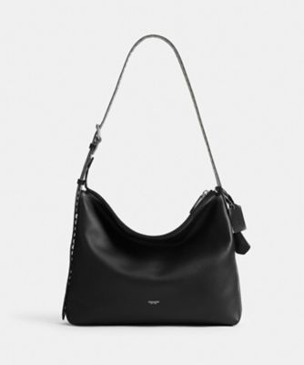 モット メッセンジャー バッグ 38・ラブド レザー・スタッズ | COACH